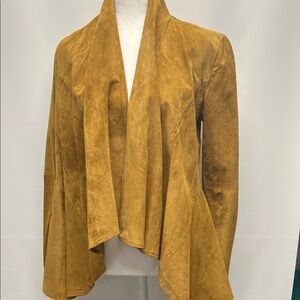Spiegel vintage tan, leather jacket, size 8